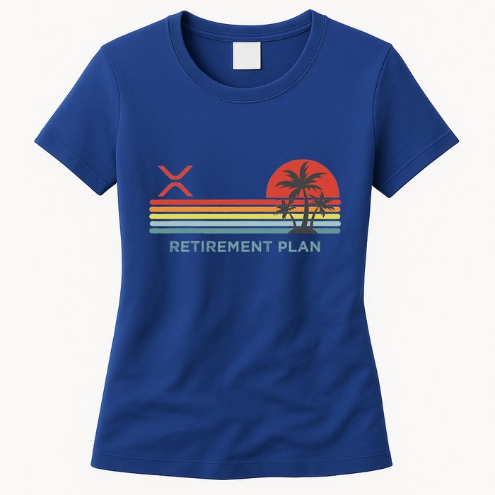 Ripple Xrp Crypto Blockchain Digital Currency Altchain Womens T-Shirt
