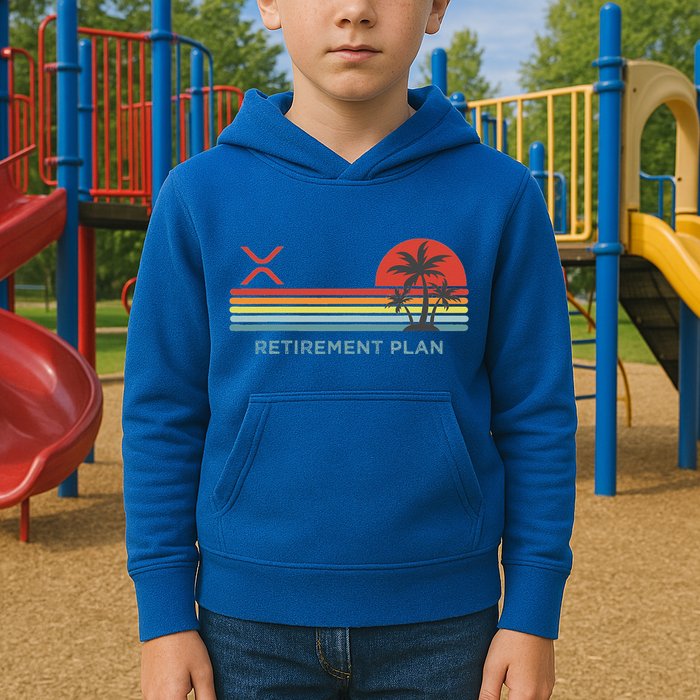 Ripple Xrp Crypto Blockchain Digital Currency Altchain Kids Hoodie