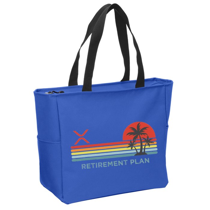 Ripple Xrp Crypto Blockchain Digital Currency Altchain Zip Tote Bag