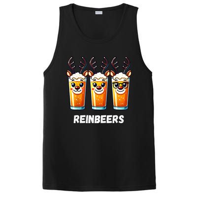 Reinbeers Xmas Funny Reindeer Beer Christmas Drinking Gift PosiCharge Competitor Tank