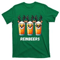 Reinbeers Xmas Funny Reindeer Beer Christmas Drinking Gift T-Shirt