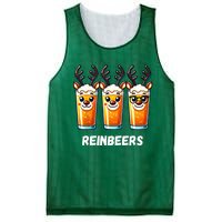 Reinbeers Xmas Funny Reindeer Beer Christmas Drinking Gift Mesh Reversible Basketball Jersey Tank