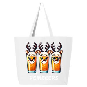 Reinbeers Xmas Funny Reindeer Beer Christmas Drinking Gift 25L Jumbo Tote