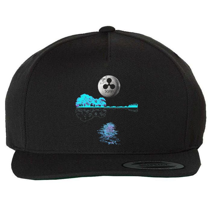 Ripple Xrp Guitar Lake Moon Wool Snapback Cap