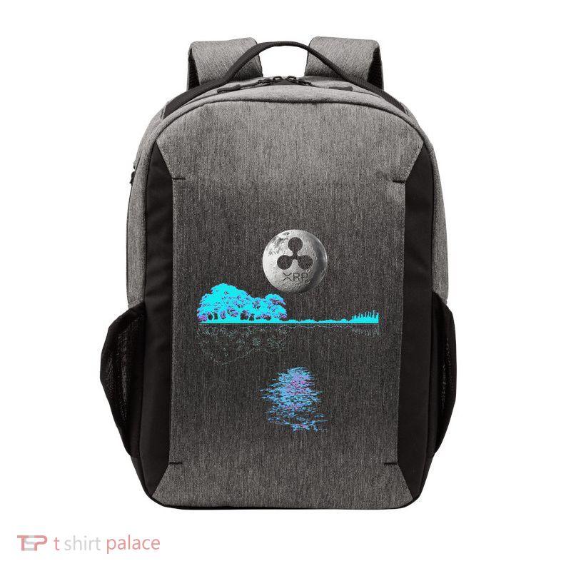 Ripple Xrp Guitar Lake Moon Vector Backpack