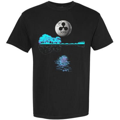 Ripple Xrp Guitar Lake Moon Ripple Hodler Garment-Dyed Heavyweight T-Shirt