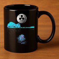 Ripple Xrp Guitar Lake Moon Ripple Hodler 11oz C Handle Ceramic Mug