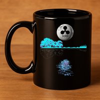 Ripple Xrp Guitar Lake Moon Ripple Hodler 11oz C Handle Ceramic Mug