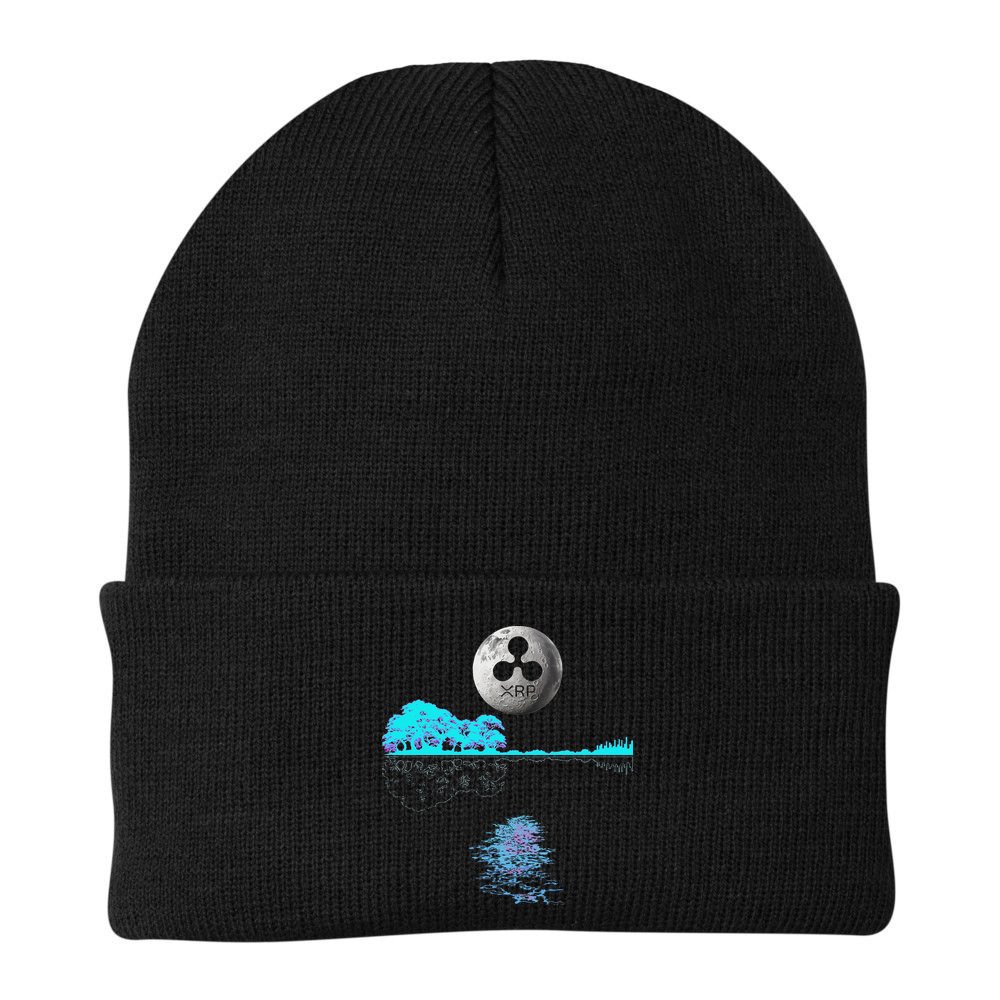Ripple Xrp Guitar Lake Moon Ripple Hodler Beanie