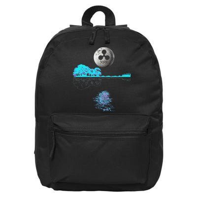 Ripple Xrp Guitar Lake Moon Ripple Hodler 16 in Basic Backpack