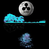 Ripple Xrp Guitar Lake Moon Ripple Hodler 16 in Basic Backpack