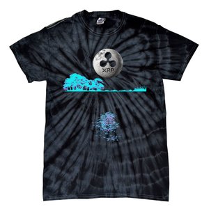 Ripple Xrp Guitar Lake Moon Ripple Hodler Tie-Dye T-Shirt