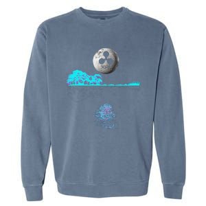 Ripple Xrp Guitar Lake Moon Ripple Hodler Garment-Dyed Sweatshirt