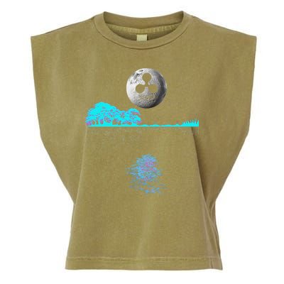Ripple Xrp Guitar Lake Moon Ripple Hodler Garment-Dyed Women's Muscle Tee