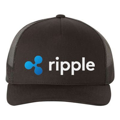 Ripple Xrp Logo Crypto Trading Trader Gift Cryptocurrency Yupoong Adult 5-Panel Trucker Hat