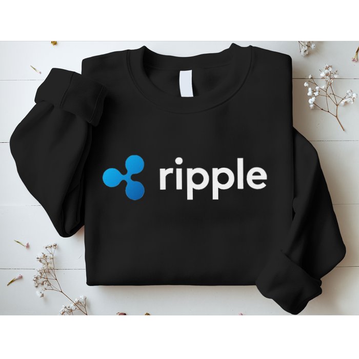 Ripple Xrp Logo Crypto Trading Trader Gift Cryptocurrency Sweatshirt