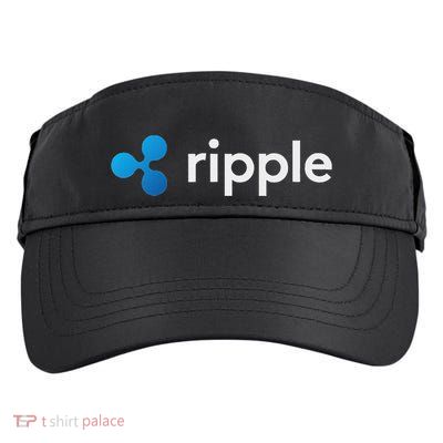 Ripple Xrp Logo Crypto Trading Trader Gift Cryptocurrency Adult Drive Performance Visor