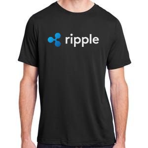 Ripple Xrp Logo Crypto Trading Trader Gift Cryptocurrency Adult ChromaSoft Performance T-Shirt