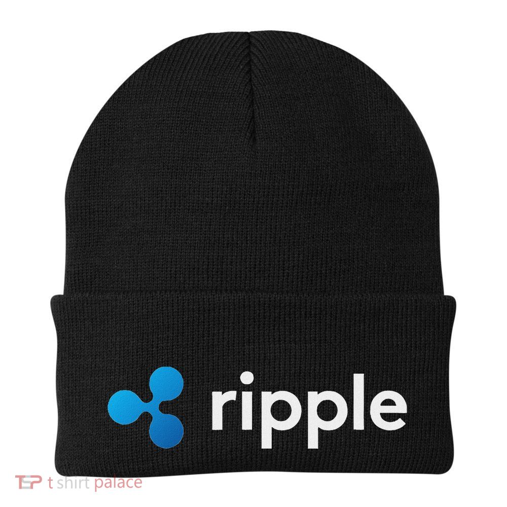 Ripple Xrp Logo Crypto Trading Trader Gift Cryptocurrency Beanie