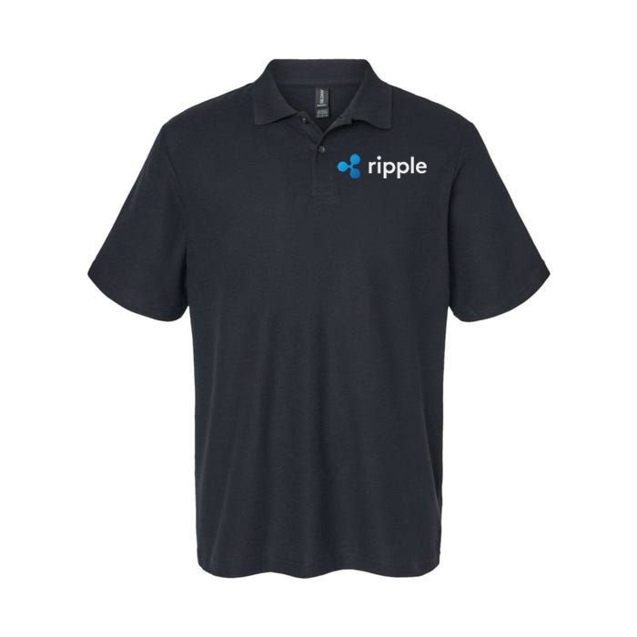 Ripple Xrp Logo Crypto Trading Trader Gift Cryptocurrency Softstyle Adult Sport Polo