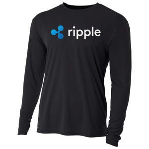 Ripple Xrp Logo Crypto Trading Trader Gift Cryptocurrency Cooling Performance Long Sleeve Crew