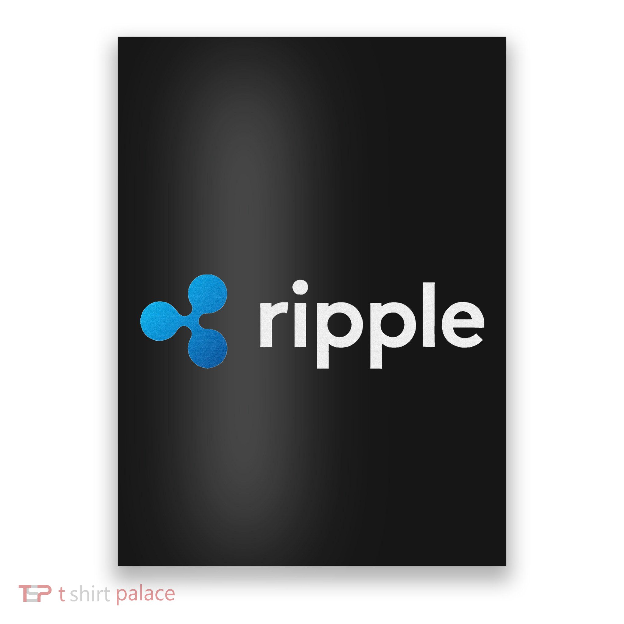 Ripple Xrp Logo Crypto Trading Trader Gift Cryptocurrency Poster
