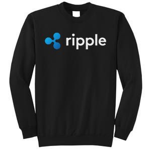 Ripple Xrp Logo Crypto Trading Trader Gift Cryptocurrency Tall Sweatshirt