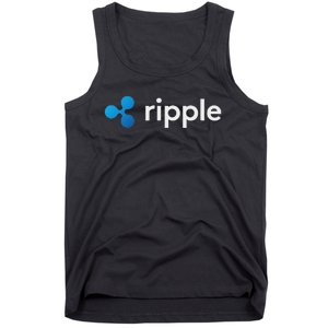 Ripple Xrp Logo Crypto Trading Trader Gift Cryptocurrency Tank Top