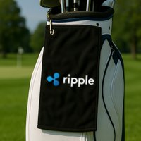 Ripple Xrp Logo Crypto Trading Trader Gift Cryptocurrency Golf Towel