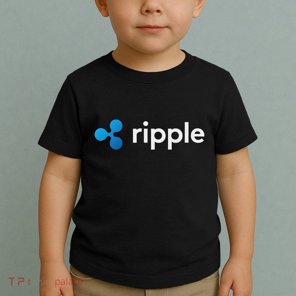 Ripple Xrp Logo Crypto Trading Trader Gift Cryptocurrency Toddler T-Shirt