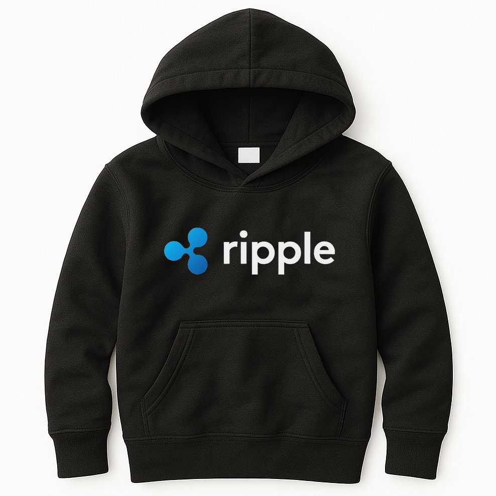Ripple Xrp Logo Crypto Trading Trader Gift Cryptocurrency Kids Hoodie