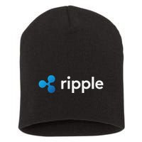 Ripple Xrp Logo Crypto Trading Trader Gift Cryptocurrency Short Acrylic Beanie