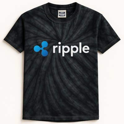 Ripple Xrp Logo Crypto Trading Trader Gift Cryptocurrency Kids Tie-Dye T-Shirt