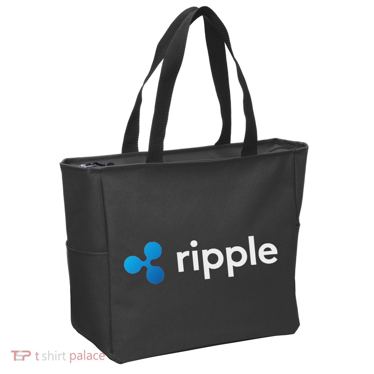Ripple Xrp Logo Crypto Trading Trader Gift Cryptocurrency Zip Tote Bag