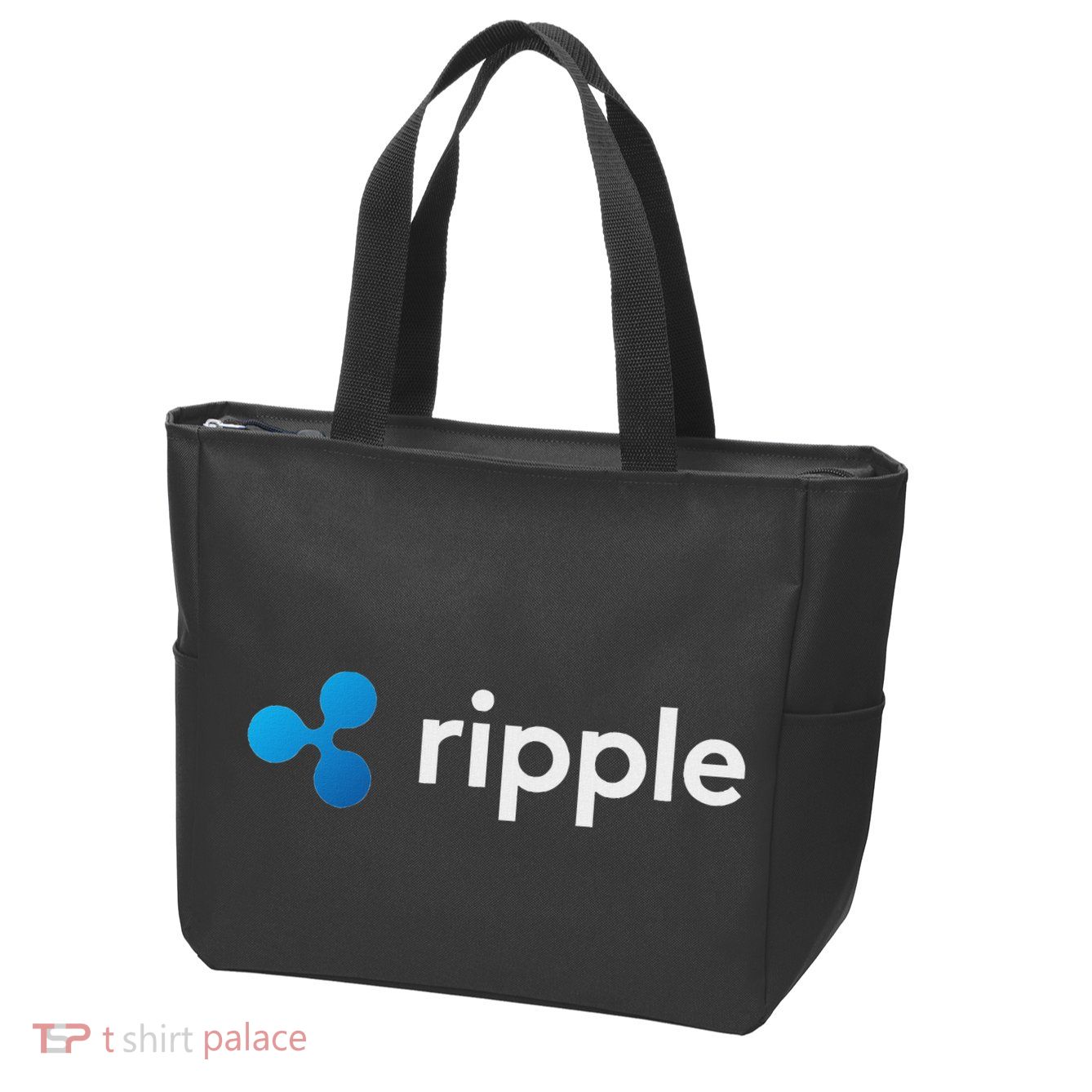 Ripple Xrp Logo Crypto Trading Trader Gift Cryptocurrency Zip Tote Bag