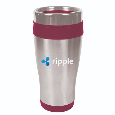 Ripple Xrp Logo Crypto Trading Trader Gift Cryptocurrency 16oz Travel Tumbler