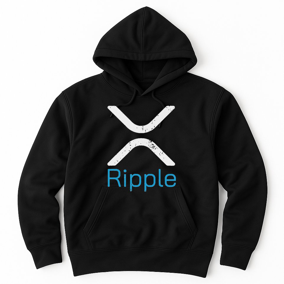 Ripple Xrp Logo Vintage Ripple Hodler Hoodie