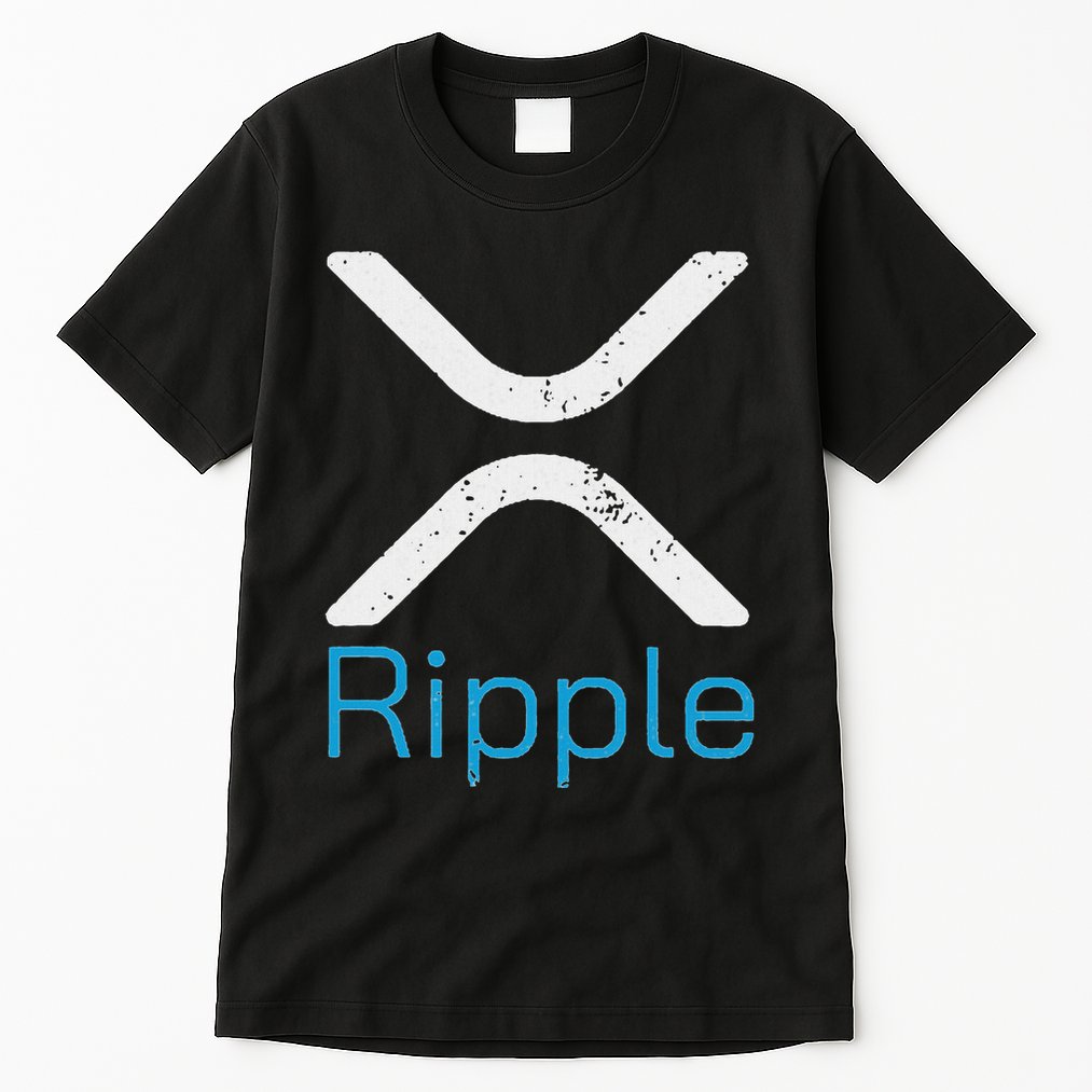 Ripple Xrp Logo Vintage Ripple Hodler Tall T-Shirt