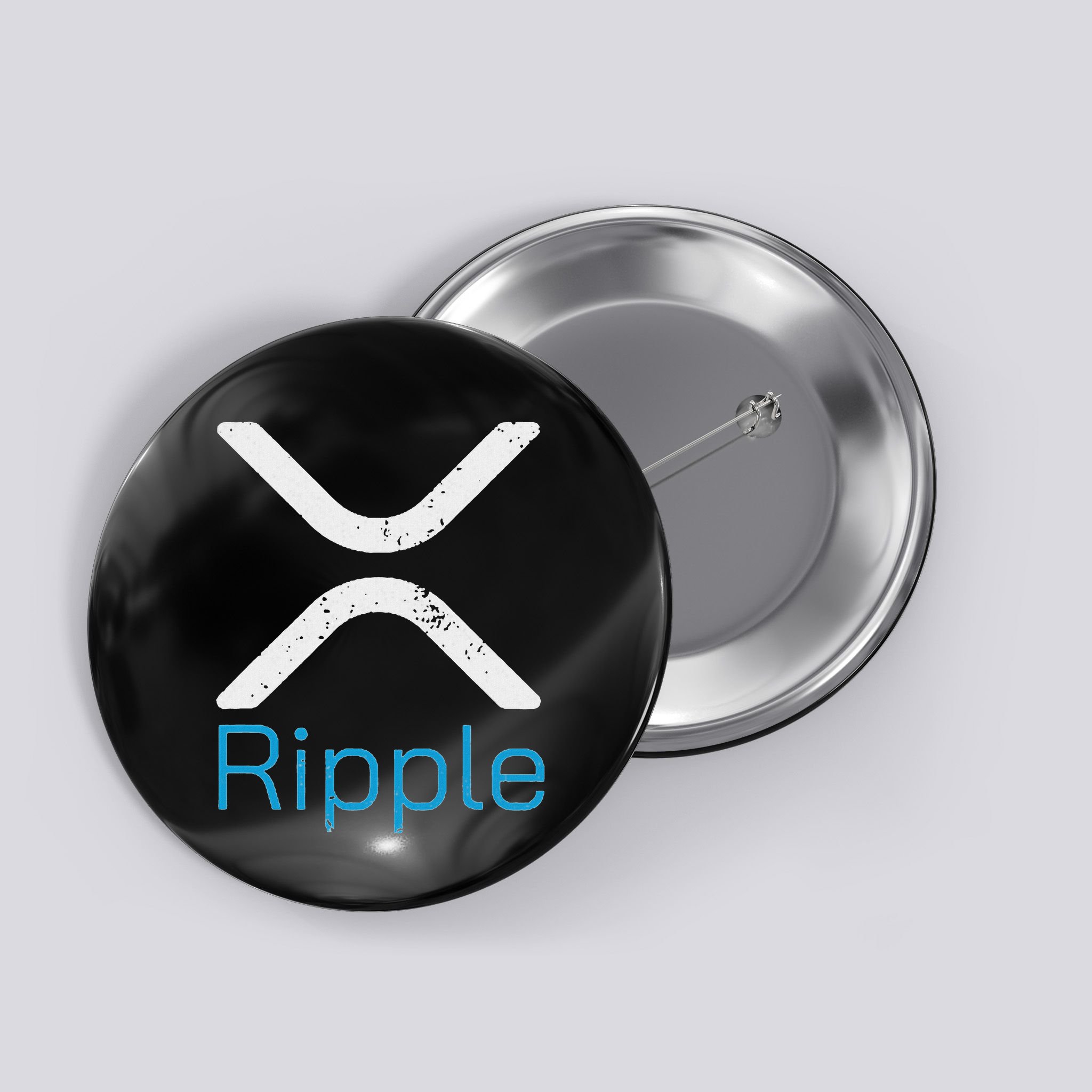 Ripple Xrp Logo Vintage Ripple Hodler Button