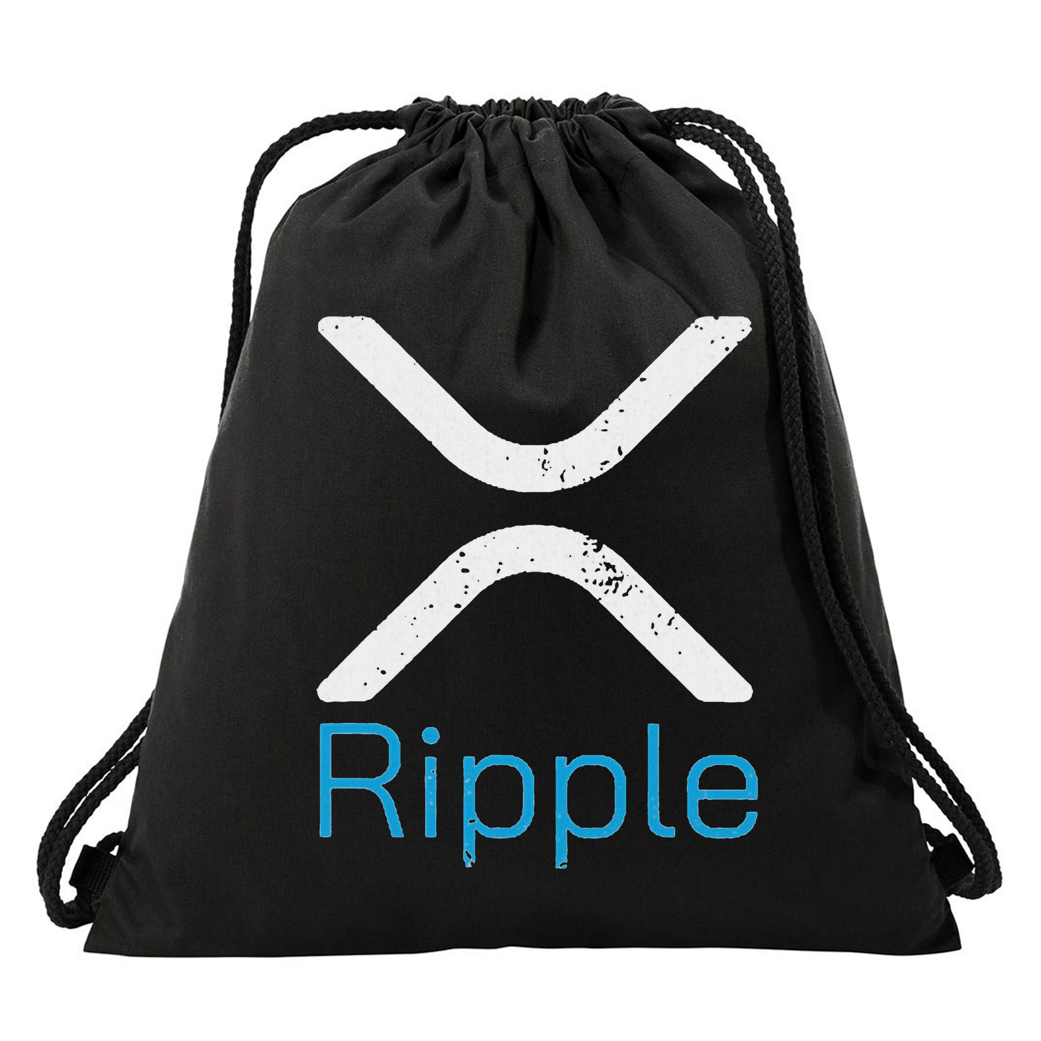 Ripple Xrp Logo Vintage Ripple Hodler Drawstring Bag