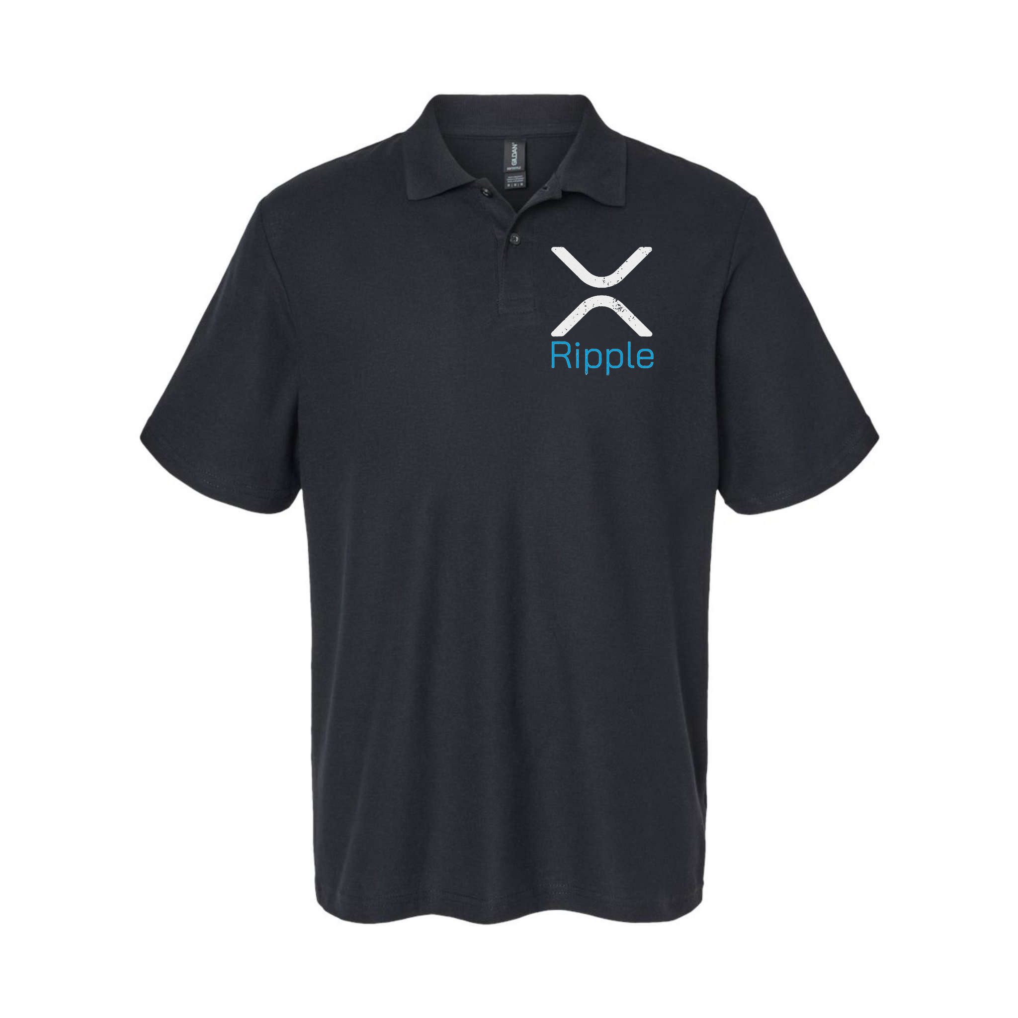 Ripple Xrp Logo Vintage Ripple Hodler Polo