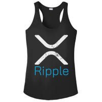 Ripple Xrp Logo Vintage Ripple Hodler Ladies PosiCharge Competitor Racerback Tank