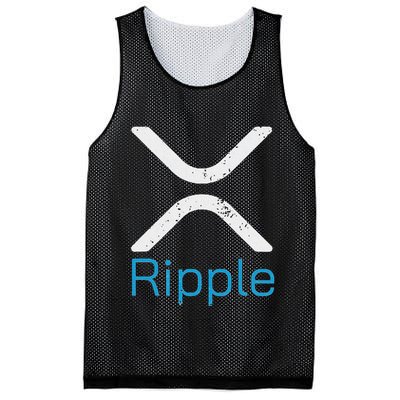 Ripple Xrp Logo Vintage Ripple Hodler Mesh Reversible Basketball Jersey Tank