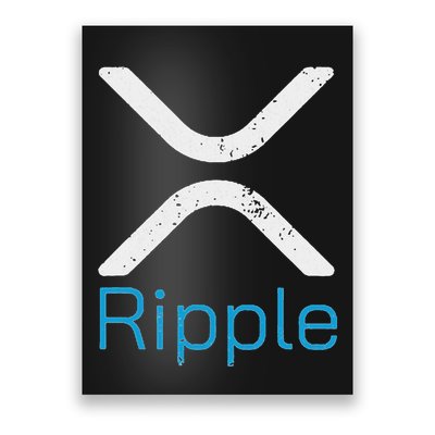 Ripple Xrp Logo Vintage Ripple Hodler Poster