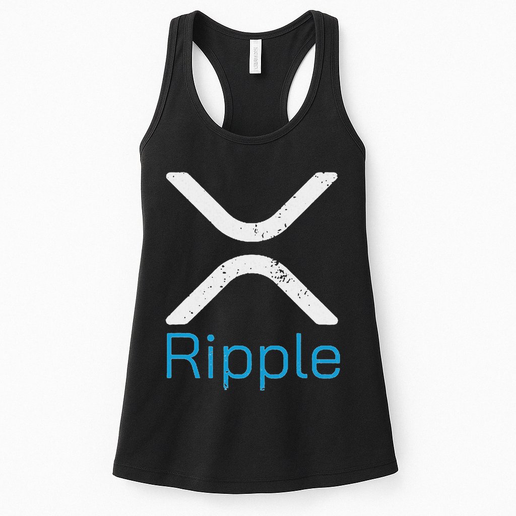 Ripple Xrp Logo Vintage Ripple Hodler Womens Tank Top