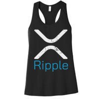 Ripple Xrp Logo Vintage Ripple Hodler Women's Racerback Tank