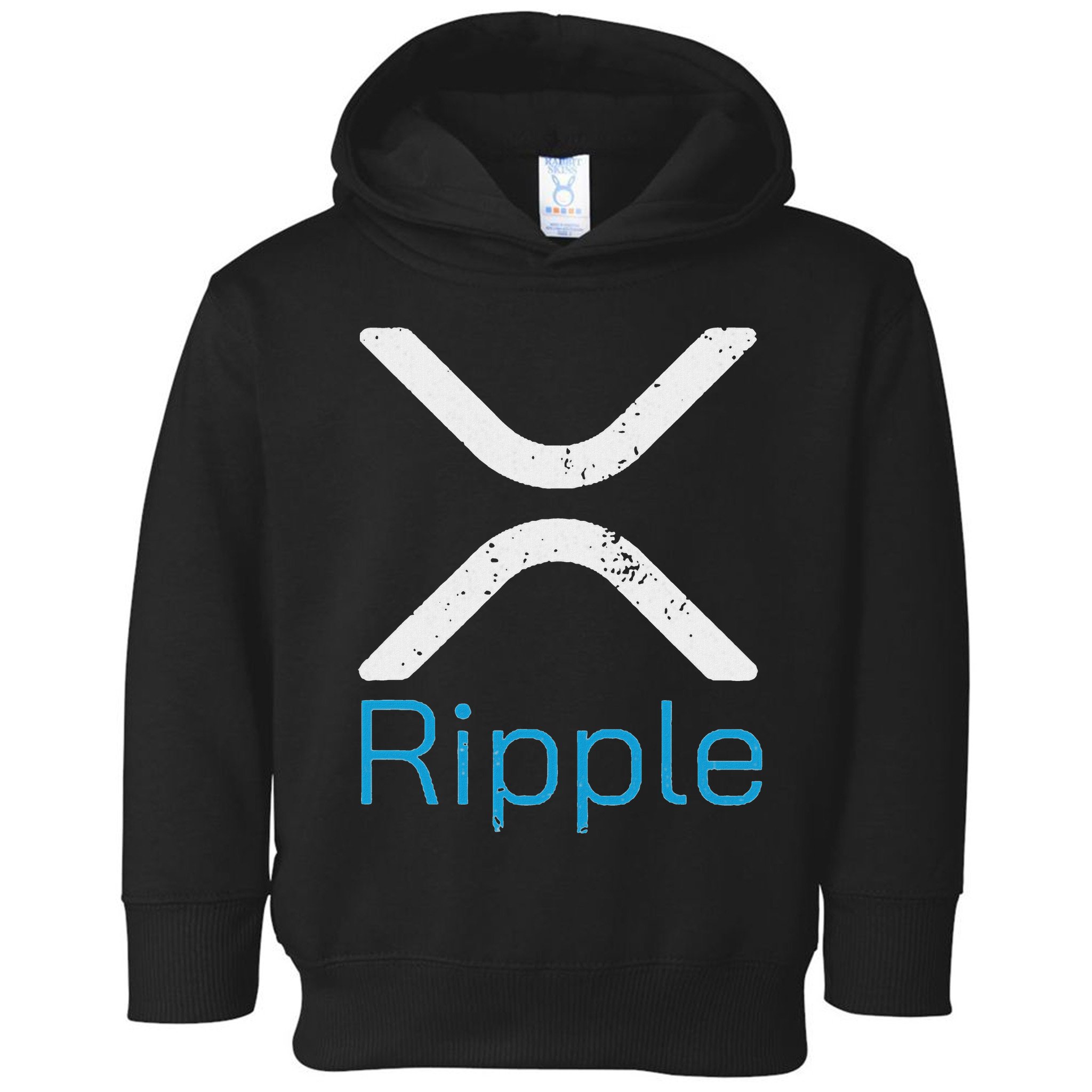 Ripple Xrp Logo Vintage Ripple Hodler Toddler Hoodie