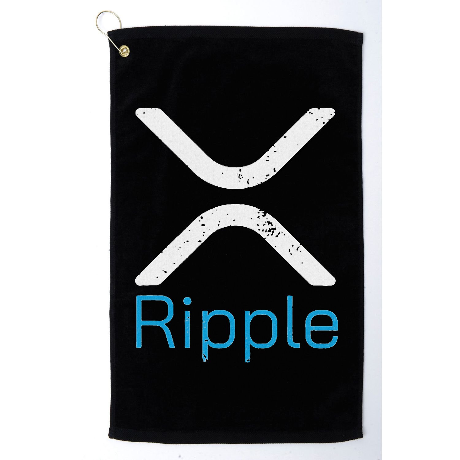 Ripple Xrp Logo Vintage Ripple Hodler Golf Towel