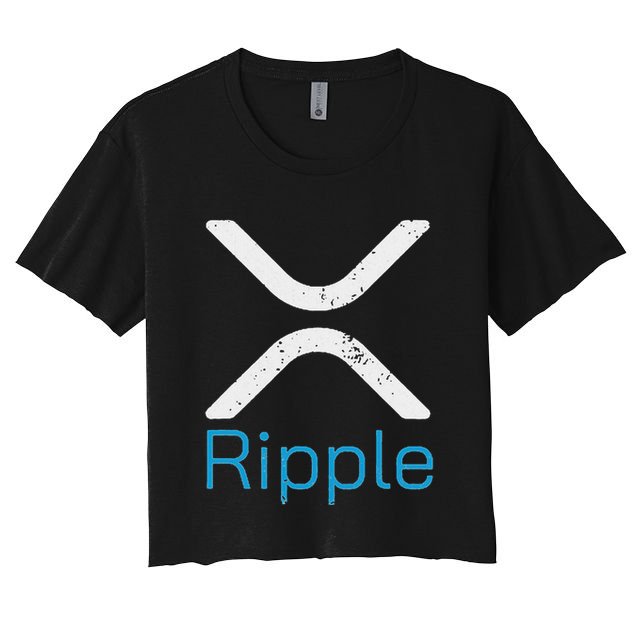 Ripple Xrp Logo Vintage Ripple Hodler Crop Top