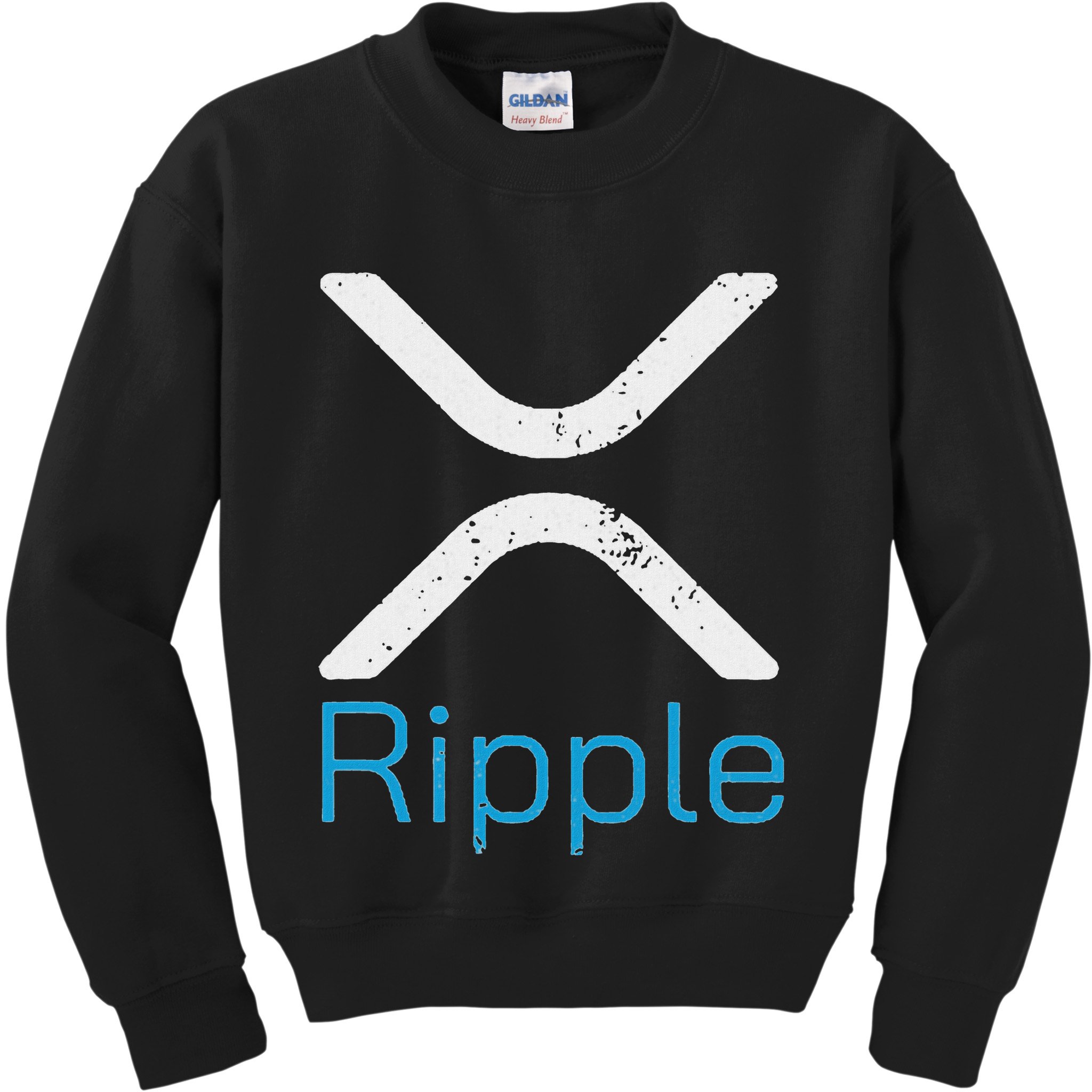 Ripple Xrp Logo Vintage Ripple Hodler Kids Sweatshirt